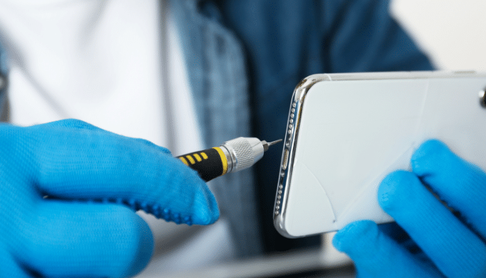Iphone repair close up